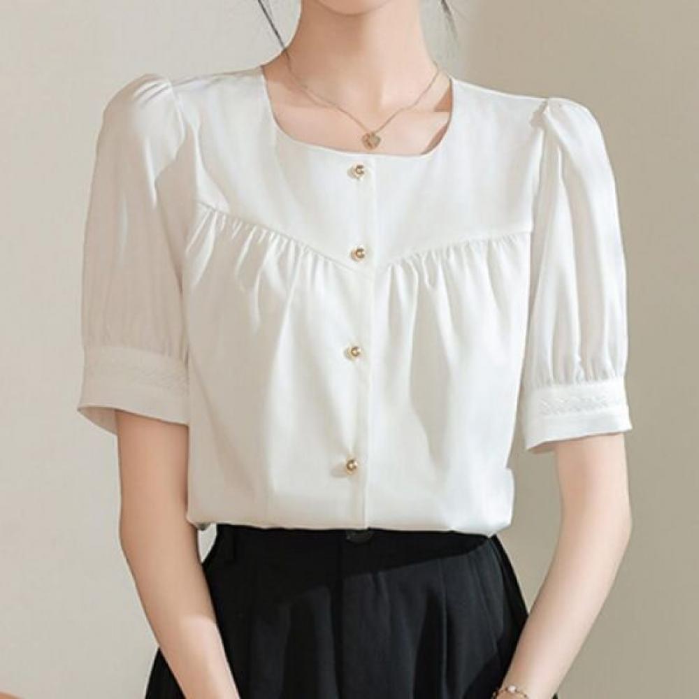 Navava Women Square Neck Half Sleeve Blouse Nb3188