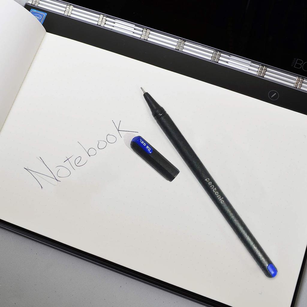 Pentonic 0.6 Mm Gel Pen Blister Pack Red Ink Black Body for Office Home & School Pack of 1 X 10pcs