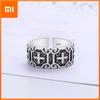 925 Sterling Silver Finger Rings for Women Vintage Cross Couple Minimalist Ring Party Jewelry Gift Prevent Allergy
