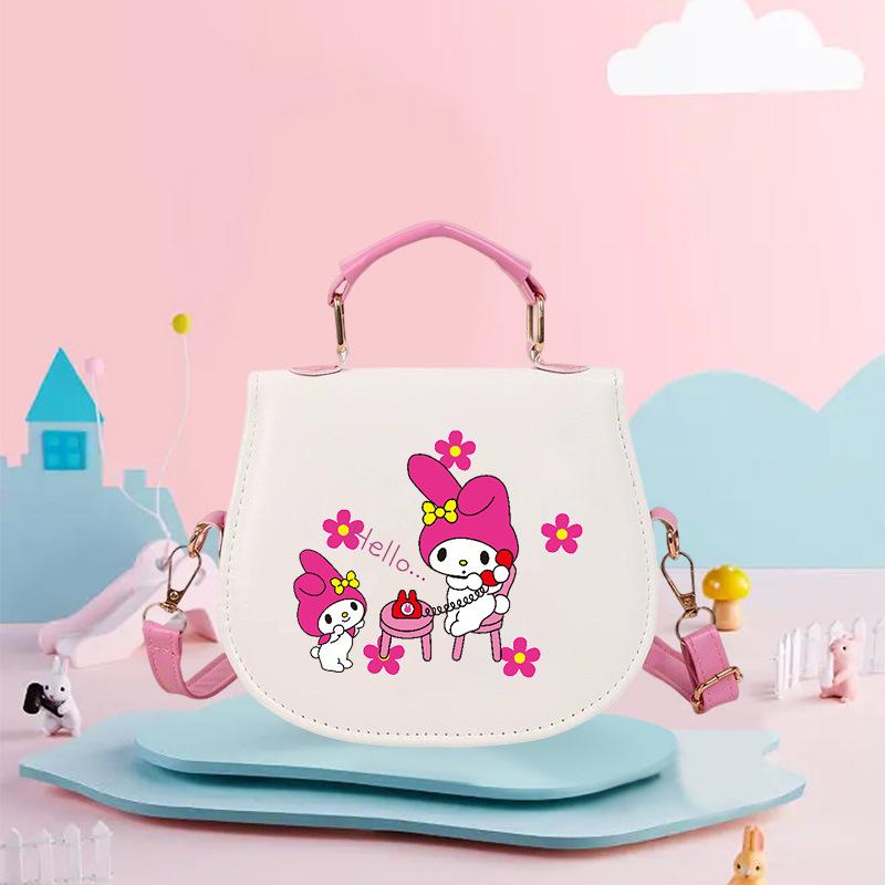 Korean Version of Trendy Cartoon Printing Cute High-value Student Shoulder Bag Women's Portable Handbag