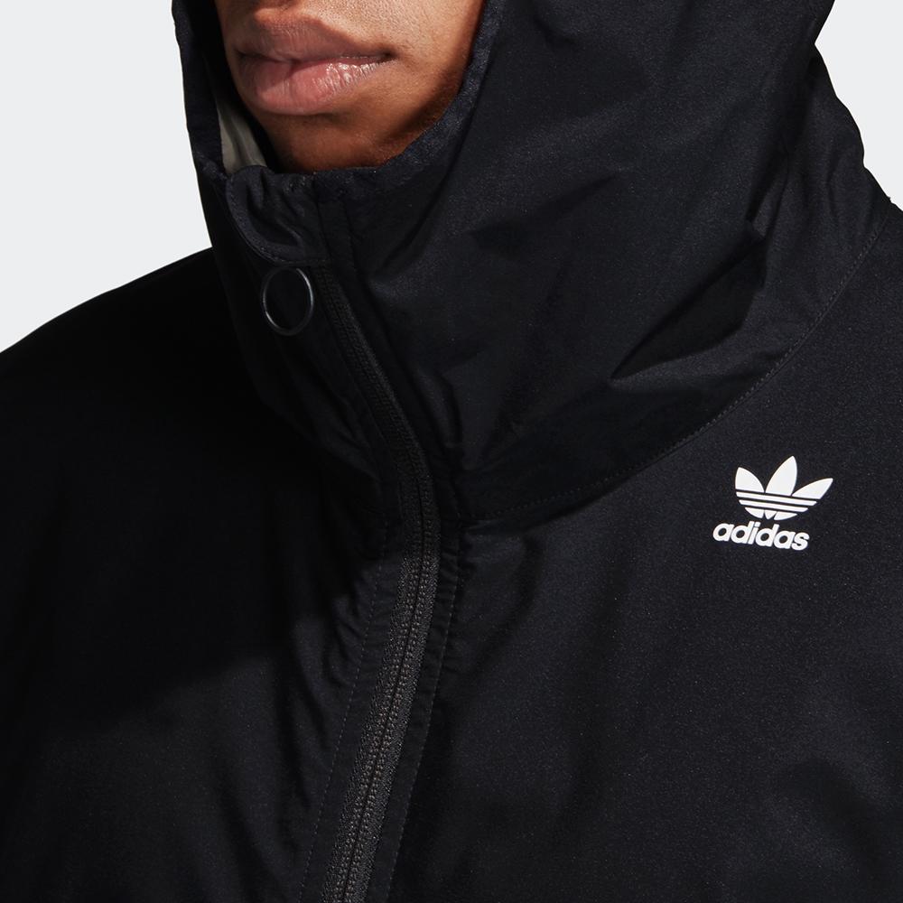 Adidas Originals Trefoil Wb Karkaj Outdoor Waterproof Hooded Windbreaker Jacket Men Outerwear Black DV2000