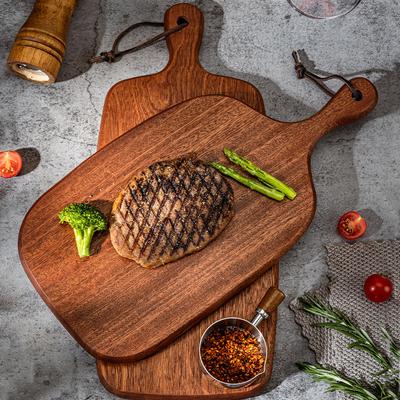 Wooden Pizza Steak Tray Fruit Dessert Storage Trays Rectangular Western Food Plate Breakfast Tableware Kitchen Cutting Board
