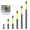 10Pcs Crossing Head Screwdriver Bit Set for Electrician 1/4inch Hexagonal Shank Magnetic Crossing Screw Driver Attachment