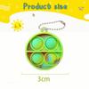 12/24Pcs Mini Pop Fidget Toy Pack Kit Keychain Stress Relief Hand Toys Party Favors Offi Desk Toy for Kids Adults Brinquedos