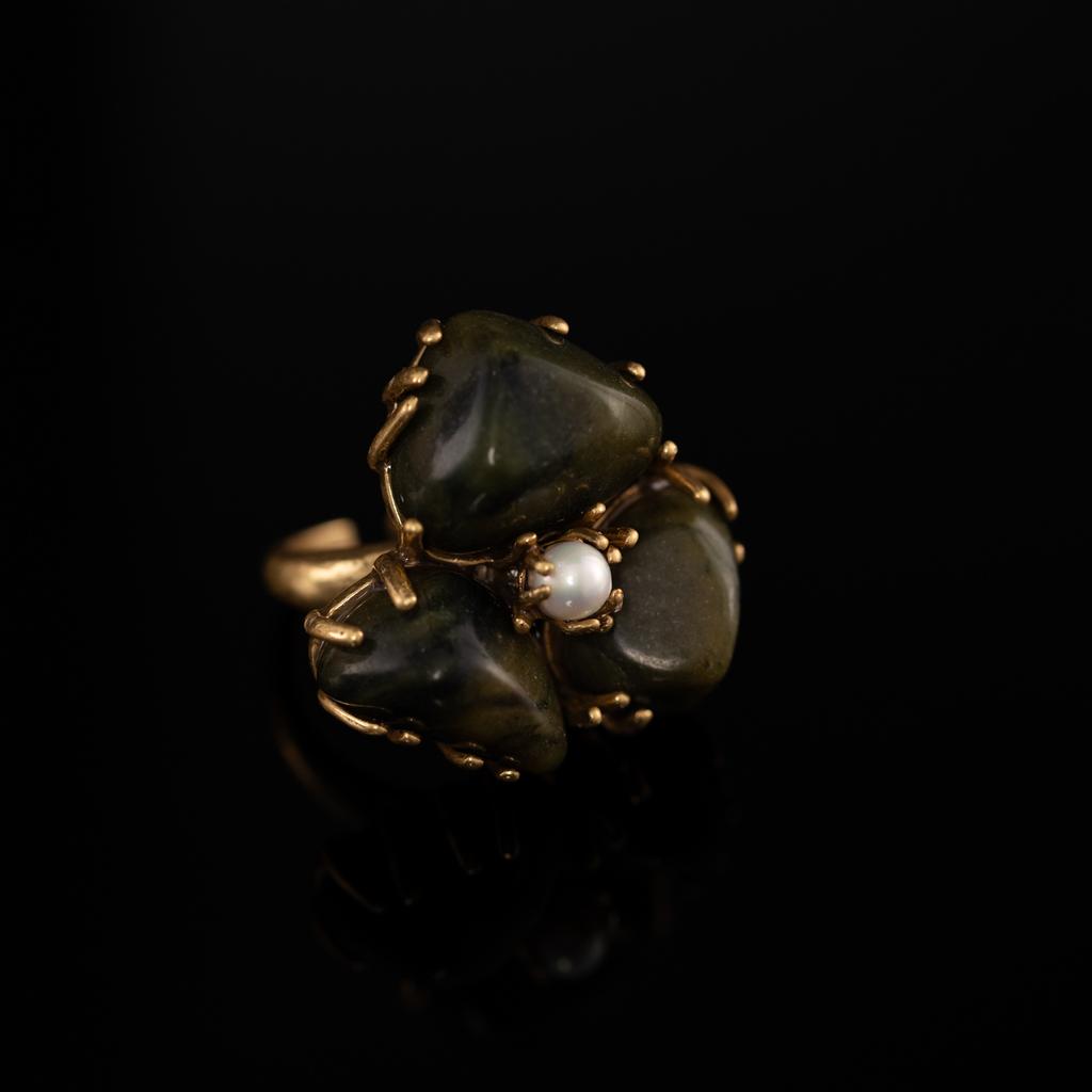 Medieval Copper Alloy Ring, Retro Court Style, High Sense Female Designer Temperament, New Ring