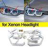 Inele Angel Eyes RGB Colorate LED Stil M4 Control prin Aplicație DRL Far pentru BMW Seria 3 F30 F31 F34 F35 M3 2011-16 318i 320i 328i