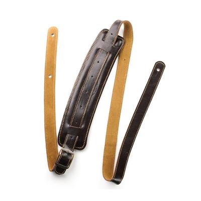 GIMI Couro Vintage Premium Couro Genuíno Guitarra Couro de Vaca Espesso Larga x 1cm Espessura Ombro Esponja Ajustável Confortável e Compatível com e Baixo