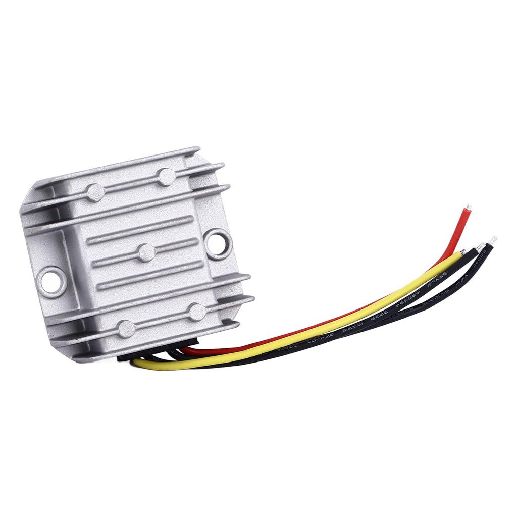 DC Buck Voltage Converter 24V to 12V 10A Aluminum Shell Stable Output Car Buck Transformer