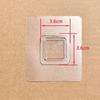 Waterproof Moisture-proof Accessories Non-marking Fixing Square Adhesive Fasteners Soap Box Patch Storage Rack Adhesive Fastener