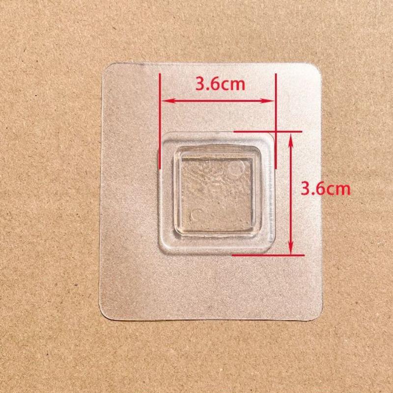 Waterproof Moisture-proof Accessories Non-marking Fixing Square Adhesive Fasteners Soap Box Patch Storage Rack Adhesive Fastener