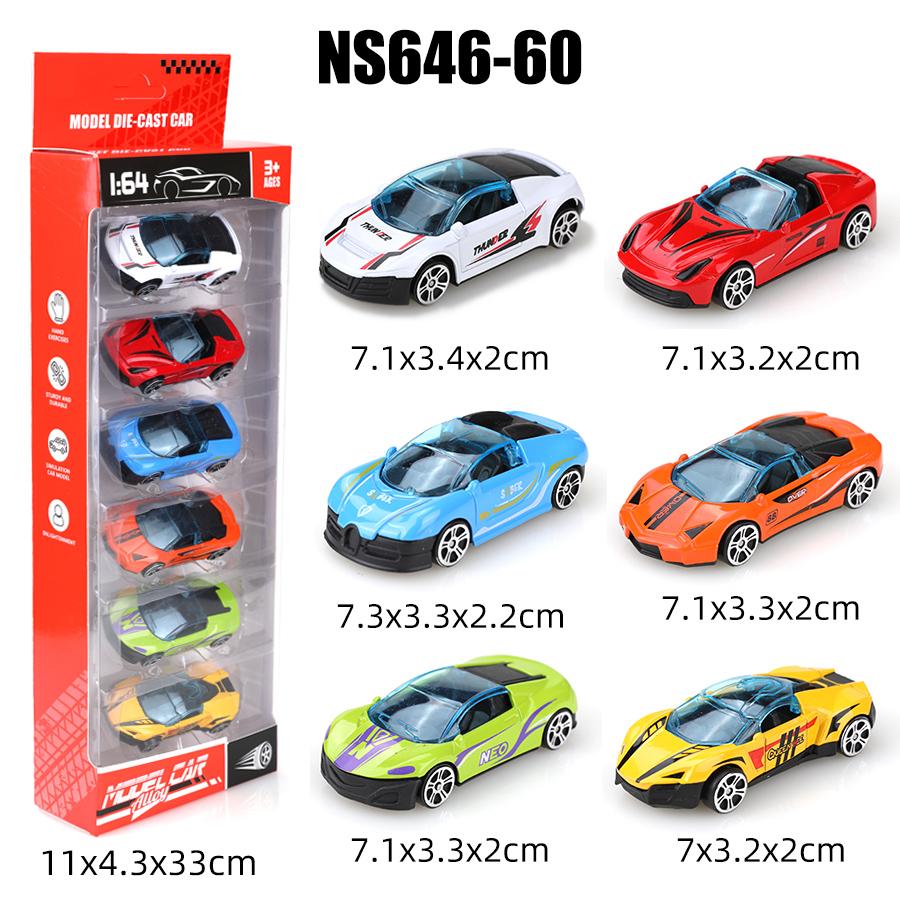 Simulated Alloy Car Toys, Sliding Sports Car Model Ornaments, Decorative Alloy Small Cars