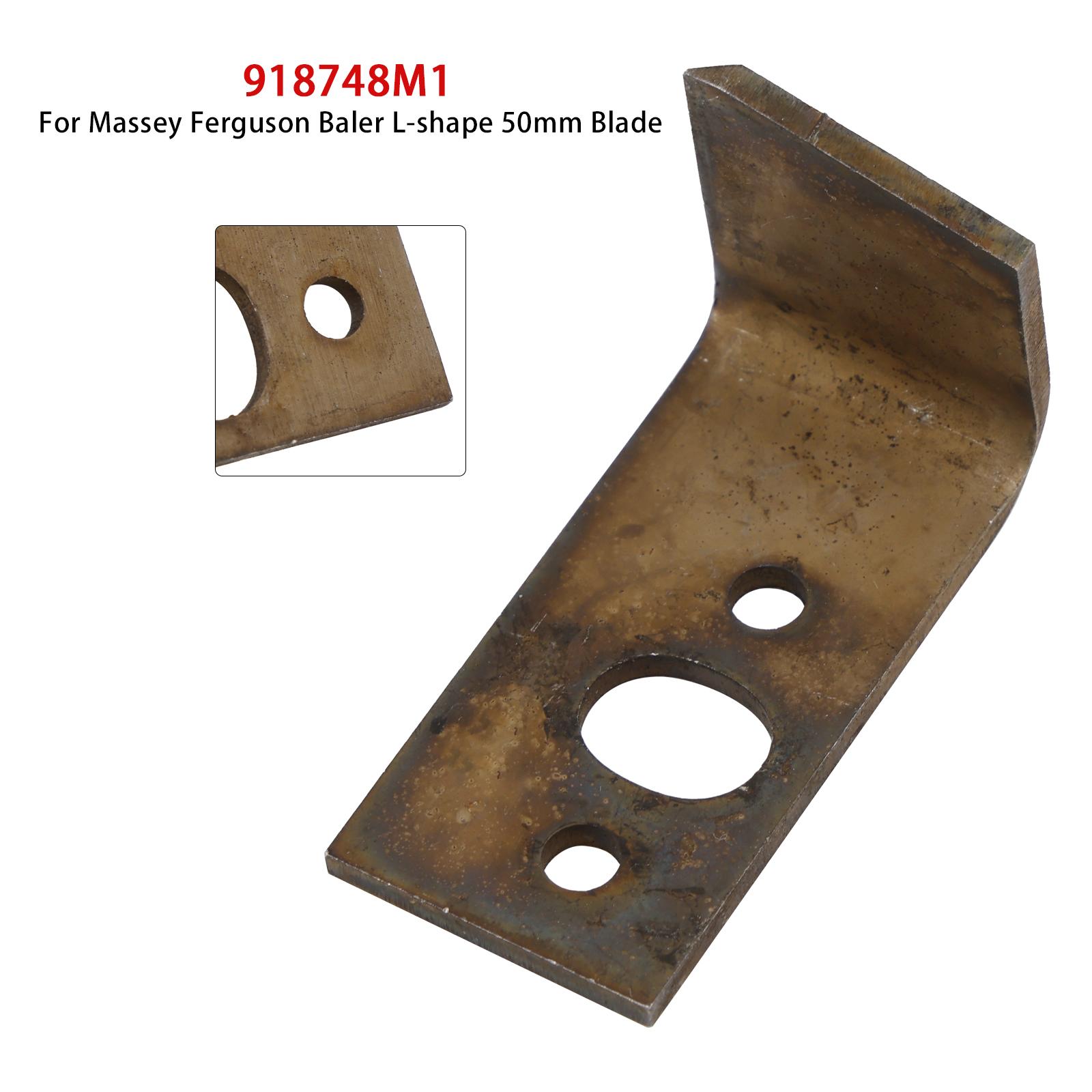 

918748M1 For Massey Ferguson Baler L-shape 50mm Twine Knotter Knife Cutter Blade
