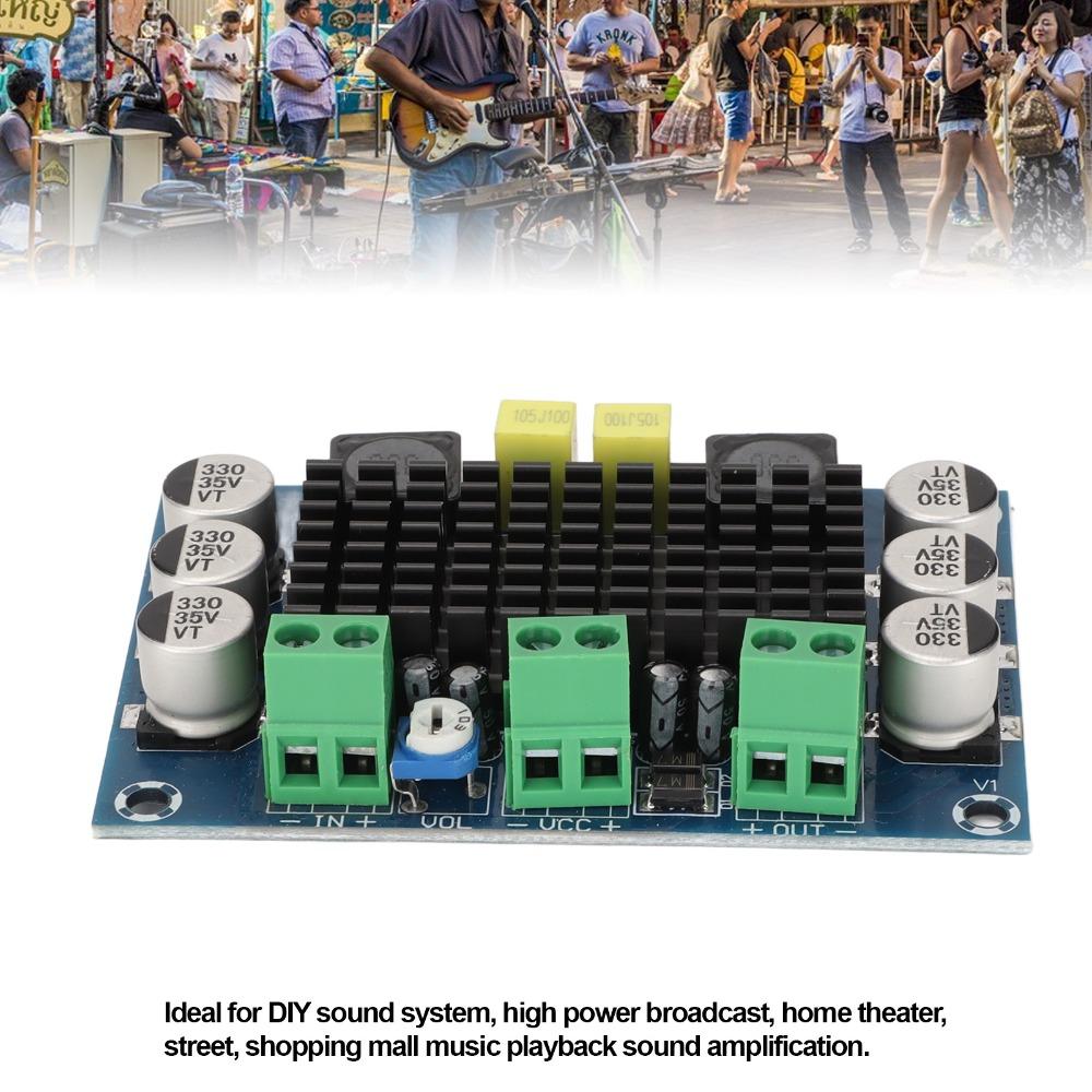1 Channel Mono Power Amplifier Board DC12 To 26V Car Audio Power Board for Sound System