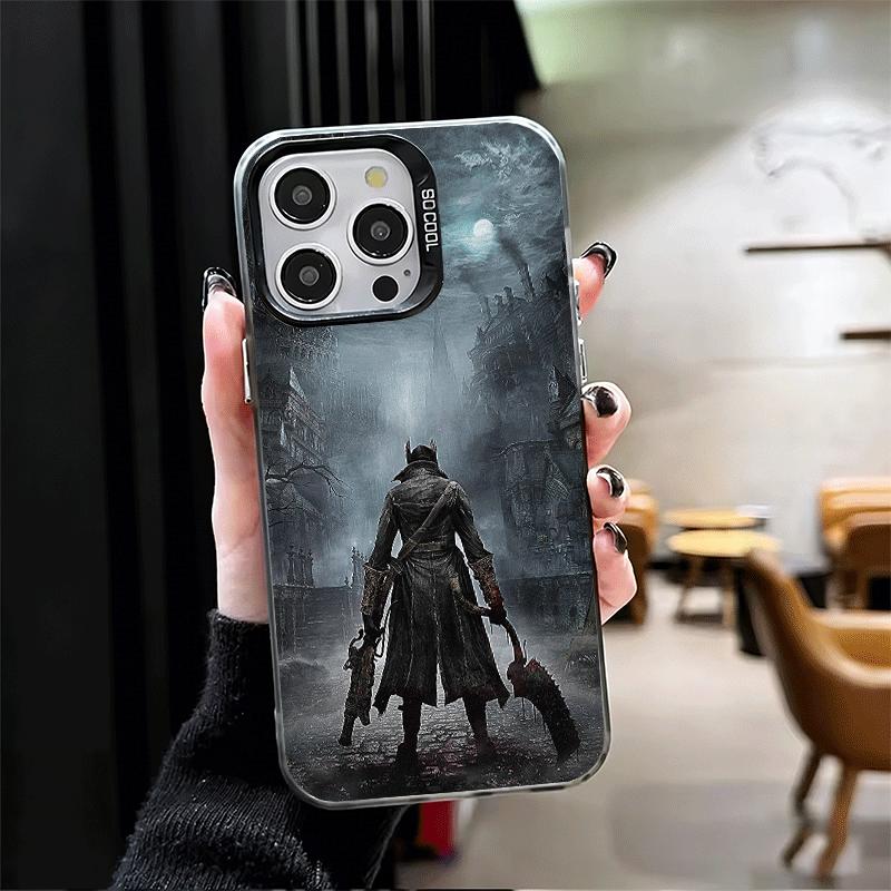 B-Bloodborne Game Soft Phone Case for iPhone 15 16 17 Pro Max 17Air 16E 14 Plus 13 12 Mini Shockproof Cover Back Shell
