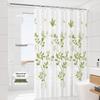 LIEI Punch-Free PEVA Waterproof Shower Curtain