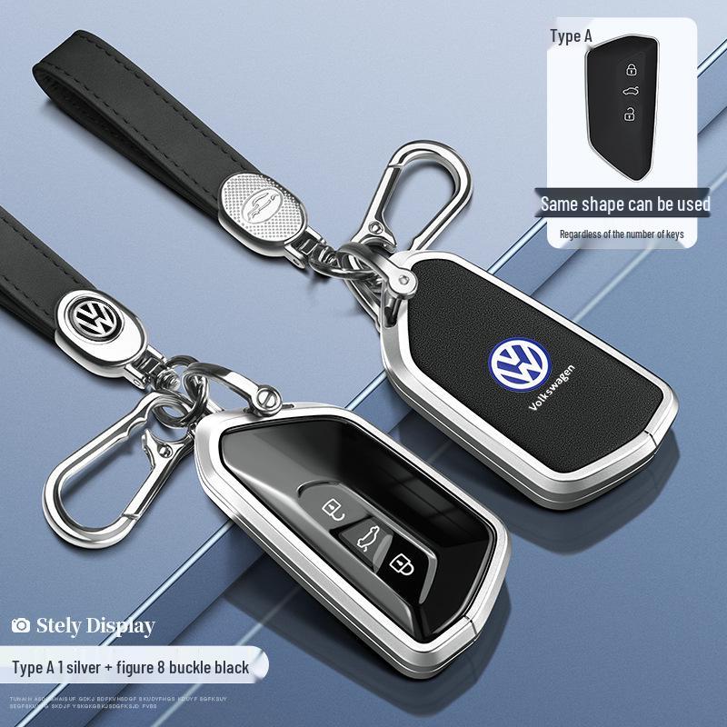 Volkswagen Key Case for Tiguan L, Lavida, Sagitar, Tayron, Bora, Magotan, Golf 7, Polo, T-Roc