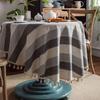 Japanese Cotton Linen Tablecloth - Fresh, Artistic, Round & Rectangular Options