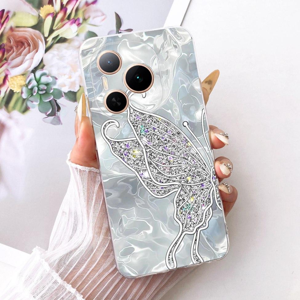 Case For Honor Power 5G Cover DVD-AN00 Transparent Fashion Butterfly Cute Cat Cool Painted Soft Phone Casing For Honor Power 5G