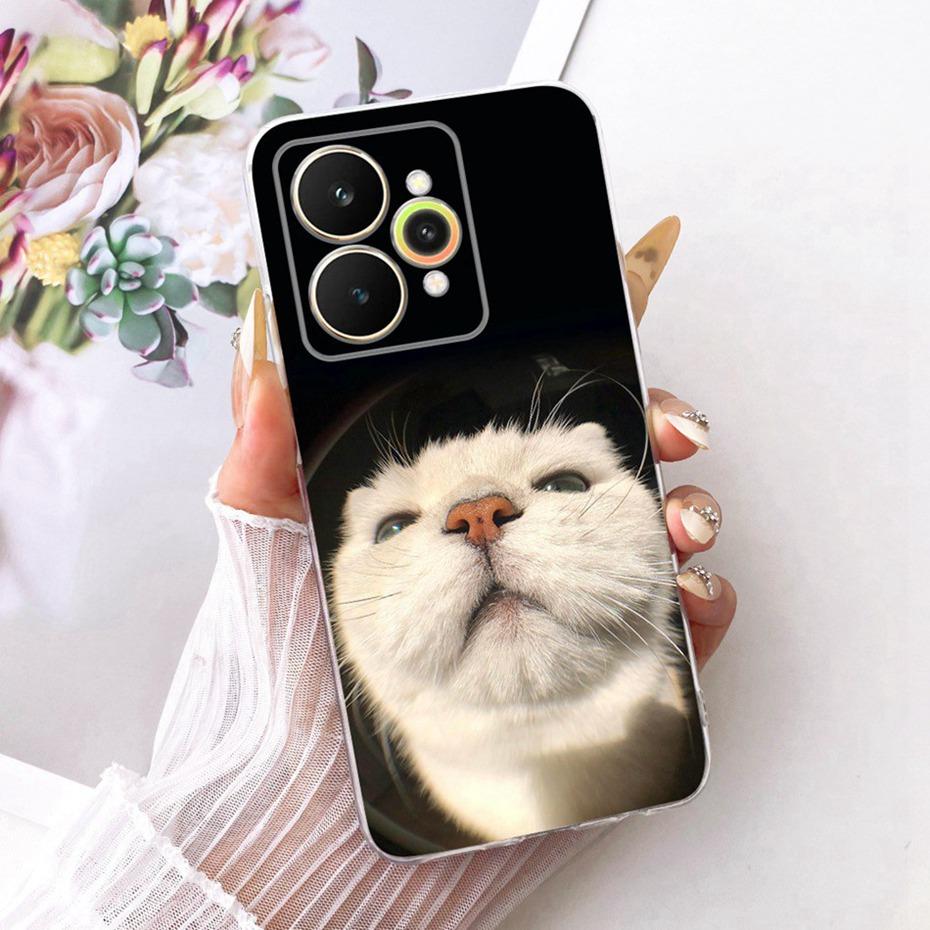 2025 Niedliche Druck Handyhülle für Realme 15 15Pro Weiche Silikon TPU Hüllen für Realme15 15 Pro 5G Rückseiten Bumper