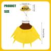 Porch Costume Goose Statue Outfit Sunflower Suit Farm Yard Decoration Outdoor Festival Dress Home Decor