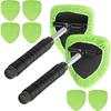 Telescopic Microfiber Car Window Cleaning Brush & Scraper