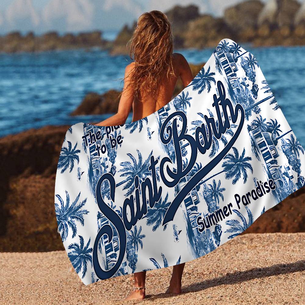 Saint Fashion Barth Große Mikrofaser-Strandtücher Schnelltrocknendes Handtuch Sand-Strandtücher Poolhandtuch Für Reisen Schwimmbad Yoga
