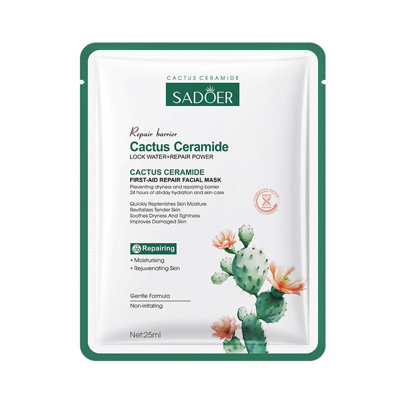3PCS Cactus Ceramide Mask 25ml Hydrating Moisturizing Mask Skin Care Products 1