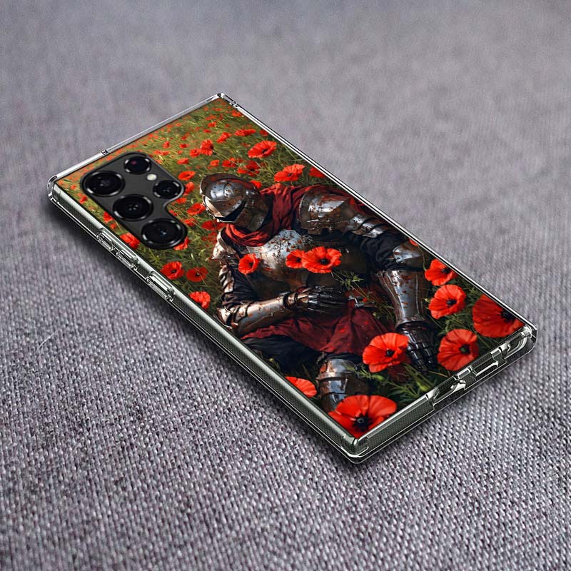 Flower Knight of the Light Phone Case For Samsung Galaxy S24 S23 S21 S20 FE S22 S26 Ultra S25 Edge S10 Plus Cover Clear TPU Capa