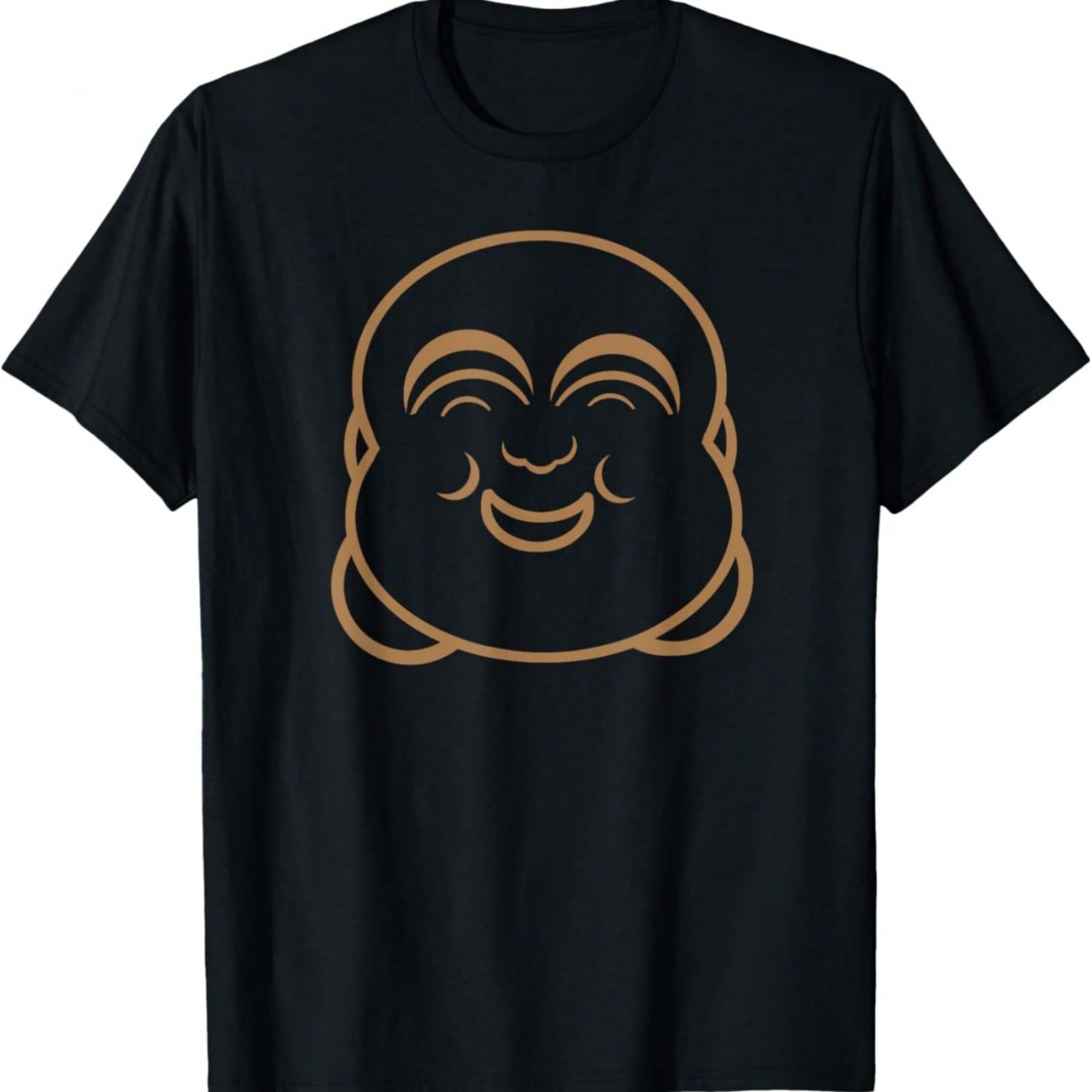 Spiritual Buddha Golden Face T-Shirt S разноцветный