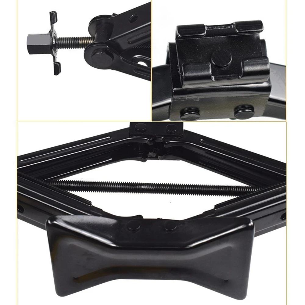 More Effortless 2Tons Foldable Car Jack Hand-operated Horizontal Type 2 Tons Car Jack Car Tire Repair Tool