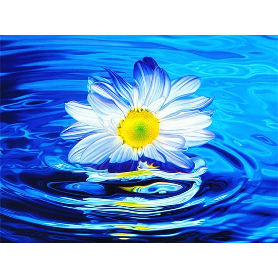 

5D DIY алмазная живопись цветок набор для вышивки крестом Алмазная вышивка горный хрусталь картина мозаика украшение дома ручная мозаика подарок Full Round 20x30CM