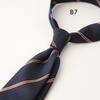 Gentleman British Style 8CM Mens Polka Dot Neck Tie Dark Green Brown Striped Silk Ties Luxury Soft Necktie Wedding Tuxedo Cravat
