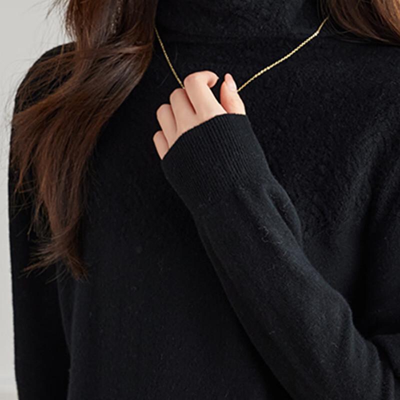 Srcr Women's High-Neck Pure Wool Sweater