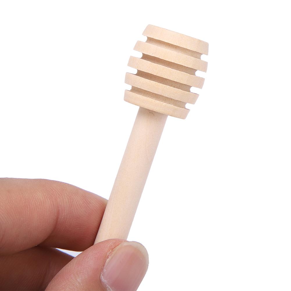 24Pcs/Set Wooden Honey Dripper Stick Server Jam Syrup Drizzler Stirring Rod Kitchen Gadgets For Drizzling Honey Maple Syrup