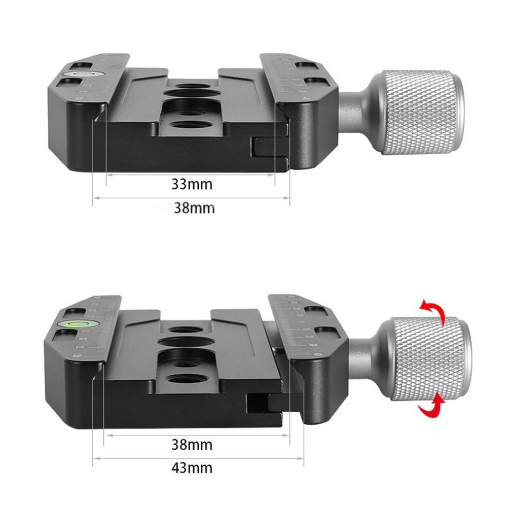 Ball Head Mount Camera Clamp Quick Release Aluminum Zinc Zinc Alloy Tripod Monopods Clamp  Camera Monopod