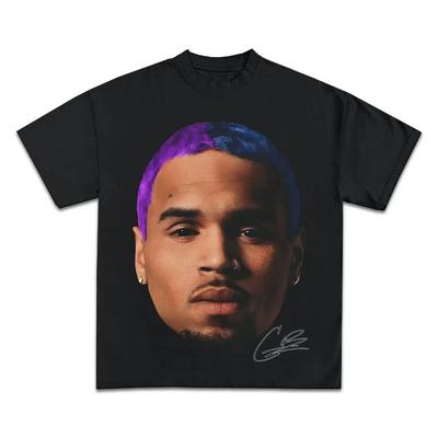 CHRIS BROWN T-SHIRT Seltenes Rap-T-Shirt Album Tour Reiche Merchandise Hip Hop Grafik Tyga Lil Wayne Trey Songz Usher Drake Kanye Wesstt