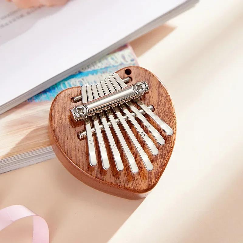 8 Key Mini Kalimba Thumb Piano High Quality Wood Exquisite Finger Thumb Piano Marimba Musical Instrument Accessory New Year Gift