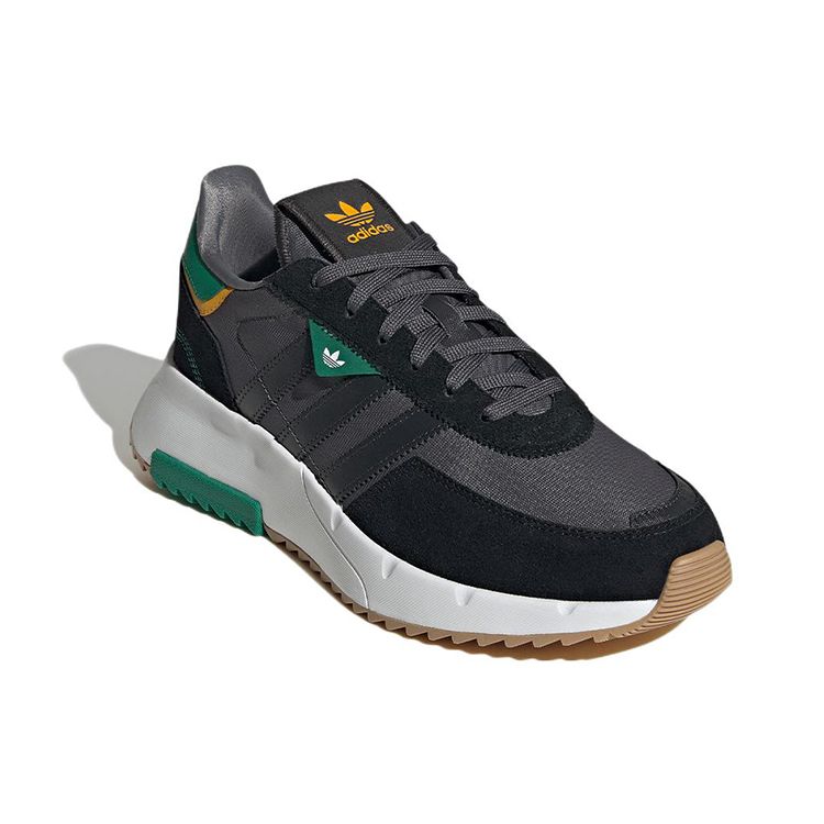 adidas Retropy F2 Szare Karbonowe Męskie Sneakersy Szaro-Pięć Kolekcjonerskie-Złote GW9356
