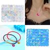 Light and Shadow Bracelet Pendant Silicone Molds Square Holographic Earrings Mold DIY Ornaments Mould for Birthday Gift
