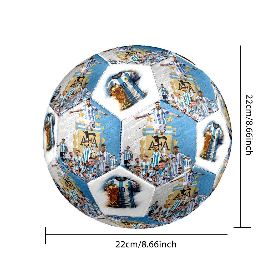 Messi 10 Number Msn Football Syndicate Size 5 Soccer Ball Machine Sewn Indooroutdoor Universal Football Perfect Commemorative Gift For Soccer Lovers