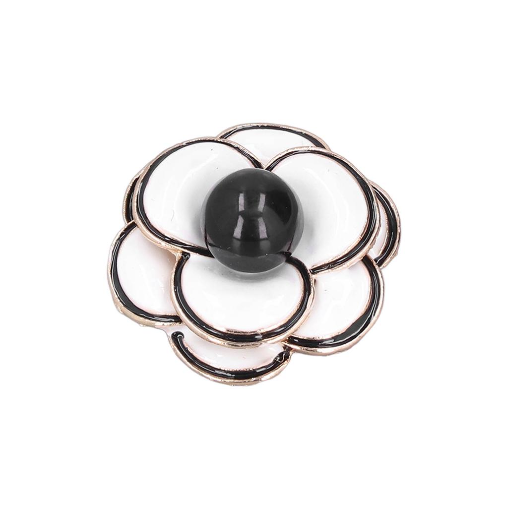 Brooch Pin Camellia Shape Unique Exquisite Design Decorative Clothes Decoration Accessories