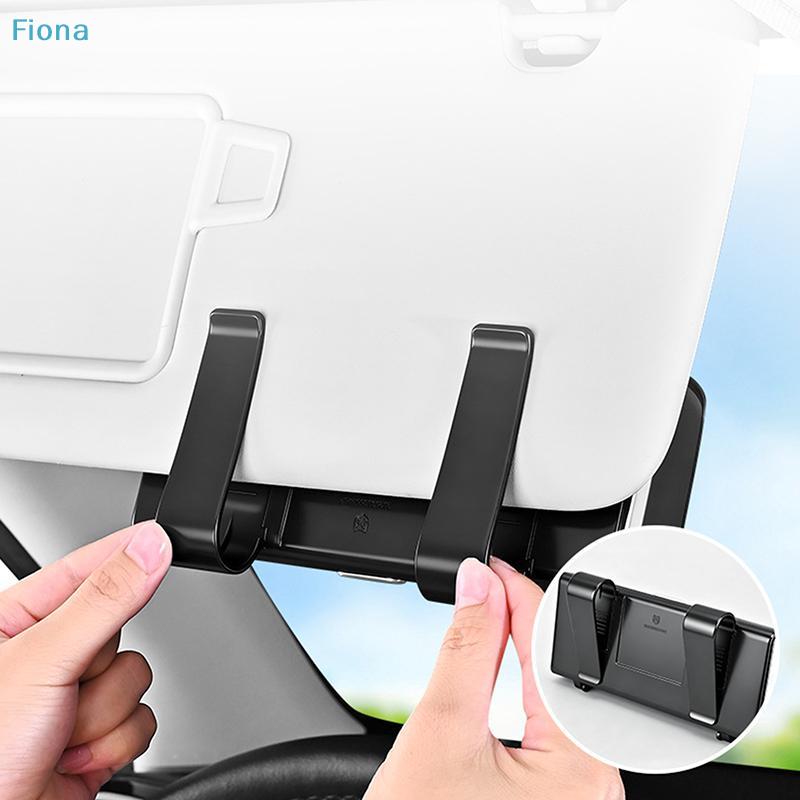Car Sun Visor Sunglasses Case, Clip-On Magnetic Glasses Holder for Auto Interior Storage