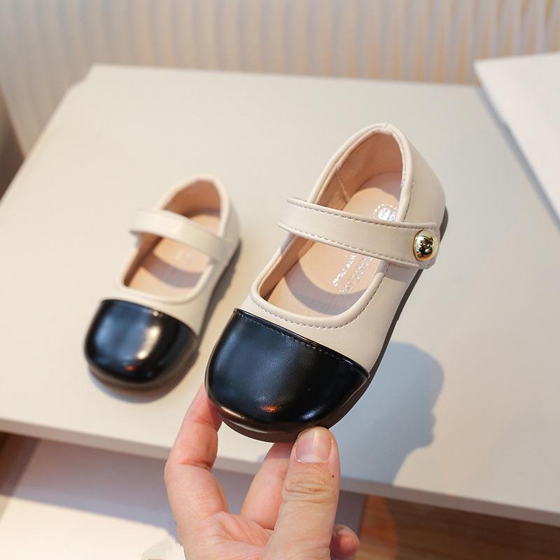 

Классические повседневные туфли принцессы с мягкой подошвой для девочек весна-осень 2024 г. size 22