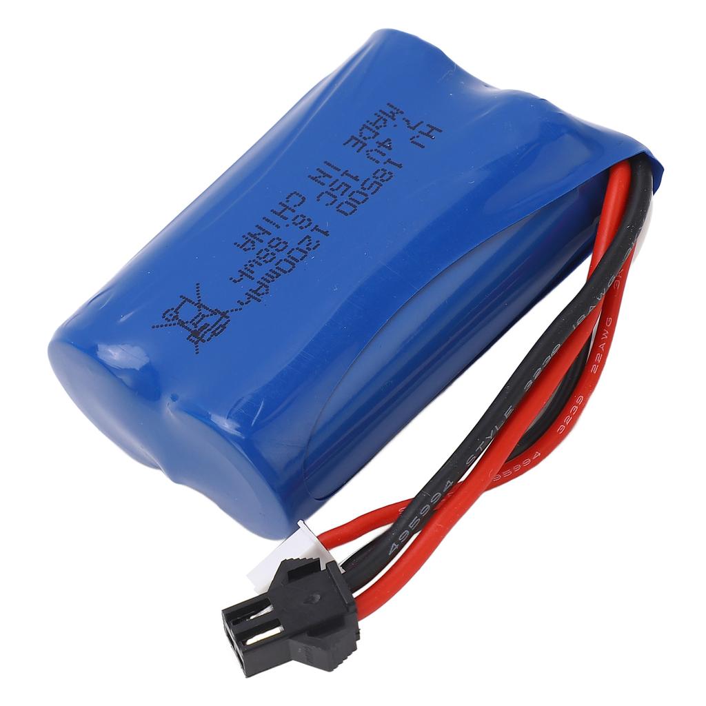 7.4V 1200mAh RC LiPo Battery 8.88Wh Remote Control Car Lithium Battery With SM 2P Plug for RC Crawler Cars