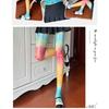 Sexy Regenbogen-Farbverlauf Bunt Fischernetz Strumpfhose für Damen Süßigkeiten-Farbe Hohl Spitze Jacquard Strumpfhose JK Strümpfe Leggings
