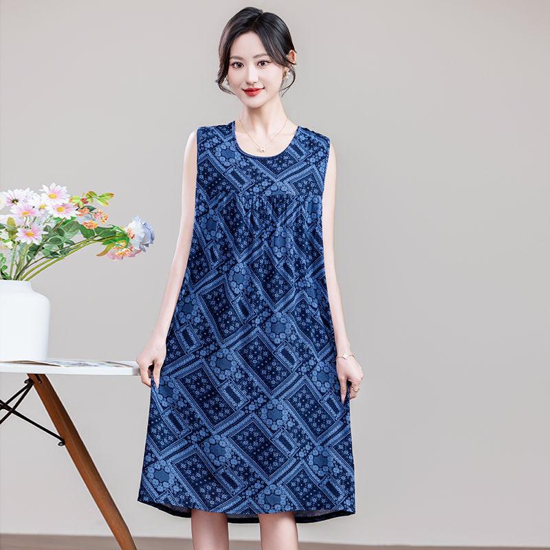 

Womens Comfortable Night Dress Cotton Silk Nightwear Summer Loose Sleepshirt Plus Size Pajamas Lounge Wear XXL разноцветный