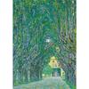 Gustav Klimt Green Flower Garden Flora Lady Wall Art Canvas Painting Nordic Poster and Prints Wall Picture for Living Room Decor