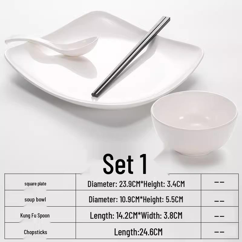 Melamine Tableware: 3, 4, and 6-Compartment Plates and Bowls for School Cafeterias