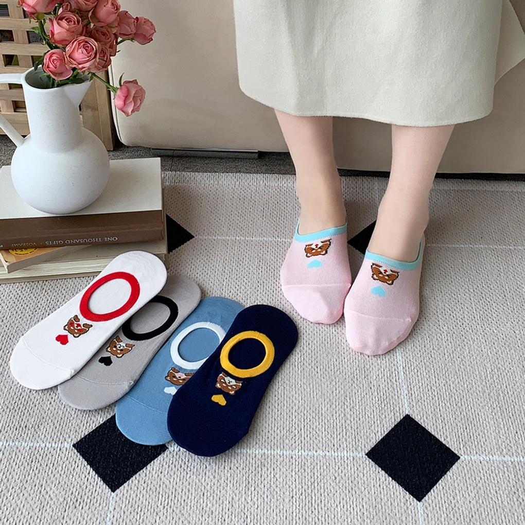 Women's Colorblock Chiba Socks/Fake Socks 6 Pairs