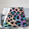 Leopardenmuster Weiche Flauschige Decke für Sofa Sessel Bett Hochwertiger Stoff Ideal für Herbst Winter Heimdeko für Mädchen und Jungen
